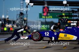 Felipe Nasr (BRA) Sauber C35. 22.10.2016. Formula 1 World Championship, Rd 18, United States Grand Prix, Austin, Texas, USA, Qualifying Day.