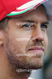 Sebastian Vettel (GER) Ferrari. 22.10.2016. Formula 1 World Championship, Rd 18, United States Grand Prix, Austin, Texas, USA, Qualifying Day.