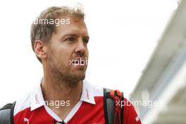 Sebastian Vettel (GER) Ferrari. 23.10.2016. Formula 1 World Championship, Rd 18, United States Grand Prix, Austin, Texas, USA, Race Day.