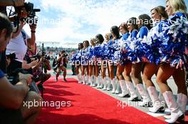 Dallas Cowboys Cheerleaders. 23.10.2016. Formula 1 World Championship, Rd 18, United States Grand Prix, Austin, Texas, USA, Race Day.