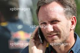 Christian Horner (GBR) Red Bull Racing Team Principal. 23.10.2016. Formula 1 World Championship, Rd 18, United States Grand Prix, Austin, Texas, USA, Race Day.