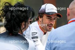 Fernando Alonso (ESP) McLaren. 20.10.2016. Formula 1 World Championship, Rd 18, United States Grand Prix, Austin, Texas, USA, Preparation Day.