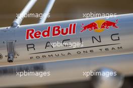 Red Bull Racing logo on pit equipment. 20.10.2016. Formula 1 World Championship, Rd 18, United States Grand Prix, Austin, Texas, USA, Preparation Day.