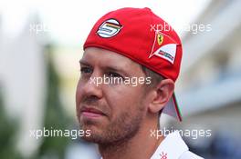 Sebastian Vettel (GER) Ferrari. 20.10.2016. Formula 1 World Championship, Rd 18, United States Grand Prix, Austin, Texas, USA, Preparation Day.