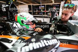 Alfonso Celis Jr (MEX) Sahara Force India F1 VJM09 Development Driver. 20.10.2016. Formula 1 World Championship, Rd 18, United States Grand Prix, Austin, Texas, USA, Preparation Day.