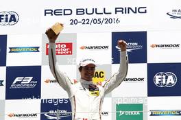 Podium: 1st Lance Stroll (CAN) Prema Powerteam Dallara F312 – Mercedes-Benz.  22.05.2016. FIA F3 European Championship 2016, Round 4, Race 3, Spielberg, Austria