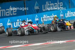 Nick Cassidy (NZL) Prema Powerteam Dallara F312 - Mercedes-Benz, Sérgio Sette Câmara (BRA) Motopark Dallara F312 - Volkswagen,  25.06.2016. FIA F3 European Championship 2016, Round 5, Race 1, Norisring, Germany