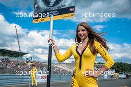 grid girl,  25.06.2016. FIA F3 European Championship 2016, Round 5, Race 2, Norisring, Germany