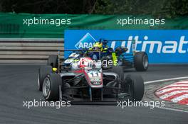 Nikita Mazepin (RUS) HitechGP Dallara F312 - Mercedes-Benz,  26.06.2016. FIA F3 European Championship 2016, Round 5, Race 3, Norisring, Germany