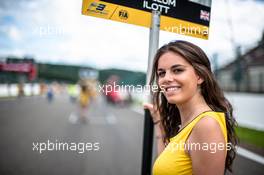 Grid girl,  29.07.2016. FIA F3 European Championship 2016, Round 7, Race 2, Spa, Belgium