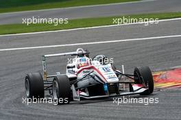 Ukyo Sasahara (JAP) ThreeBond with T-Sport Dallara F312 - ThreeBond,  30.07.2016. FIA F3 European Championship 2016, Round 7, Race 3, Spa, Belgium