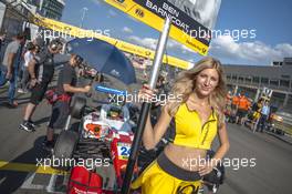 Grid girl, 10.09.2016. FIA F3 European Championship 2016, Round 8, Race 2, Nuerburgring, Germany