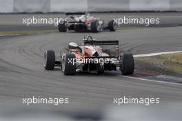 Lance Stroll (CAN) Prema Powerteam Dallara F312 - Mercedes-Benz, chasing Maximilian Günther (GER) Prema Powerteam Dallara F312 - Mercedes-Benz, 11.09.2016. FIA F3 European Championship 2016, Round 8, Race 3, Nuerburgring, Germany