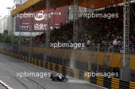 Nikita Mazepin (RUS) Hitech GP Dallara Mercedes gets wet. 19.11.2016. FIA Formula 3 World Cup Macau, Macau, China