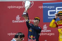 Race 2, 2nd position Pierre Gasly (FRA) PREMA Racing 19.06.2016. GP2 Series, Rd 3, Baku, Azerbaijan, Sunday.