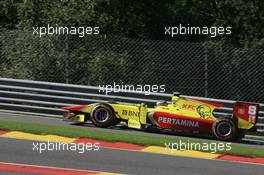 Sean Gelael (INA) Pertamina Campos Racing 26.08.2016. GP2 Series, Rd 8, Spa-Francorchamps, Belgium, Friday.