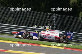 Luca Ghiotto (ITA) Trident 26.08.2016. GP2 Series, Rd 8, Spa-Francorchamps, Belgium, Friday.