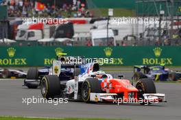 Race 1, Oliver Rowland (GBR) MP Motorsport 09.07.2016. GP2 Series, Rd 5, Silverstone, England, Saturday.