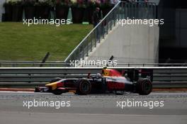 Race 1, Pierre Gasly (FRA) PREMA Racing waves to the fans 09.07.2016. GP2 Series, Rd 5, Silverstone, England, Saturday.