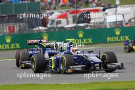 Race 1, Marvin Kirchhofer (GER) Carlin 09.07.2016. GP2 Series, Rd 5, Silverstone, England, Saturday.