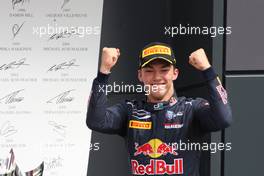 Race 1, Pierre Gasly (FRA) PREMA Racing race winner 09.07.2016. GP2 Series, Rd 5, Silverstone, England, Saturday.