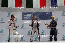 Race 2, 1st position Luca Ghiotto (ITA) Trident, 2nd position Raffaele Marciello (ITA) Russian Time and 3rd position Pierre Gasly (FRA) PREMA Racing 02.10.2016. GP2 Series, Rd 10, Sepang, Malaysia, Sunday.