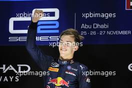 Race 1, Pierre Gasly (FRA) PREMA Racing race winner 26.11.2016. GP2 Series, Rd 11, Yas Marina Circuit, Abu Dhabi, UAE, Saturday.