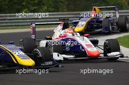 Race 2, Antonio Fuoco (ITA) Trident and Kevin Joerg (SUI) DAMS 24.07.2016. GP3 Series, Rd 4, Budapest, Hungary, Sunday.