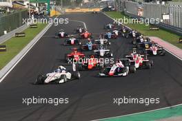 Race 1, Start of the race 23.07.2016. GP3 Series, Rd 4, Budapest, Hungary, Saturday.
