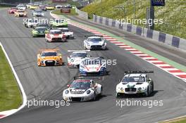 Start zum Rennen. 22.-24.07.2016, ADAC GT-Masters, Round 4, Spielberg, Austria.