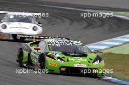 #63 GRT Grasser-Racing-Team, Lamborghini Huracán GT3: Rolf Ineichen, Christian Engelhart. 30.09.-02.10.2016, ADAC GT-Masters, Round 7, Hockenheim, Germany.