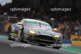 98, Aston Martin Racing, Aston Martin Vantage V8, Paul Dalla Lana, Mathias Lauda, Pedro Lamy, 05.06.2016. Le Mans 24 Hours Test Day, Le Mans, France.
