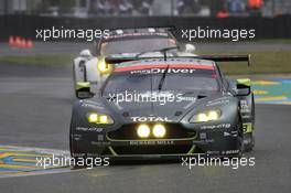 Darren Turner (GBR) / Marco Sorensen (DEN) / Nicki Thiim (DEN) #95 Aston Martin Vantage GTE. 19.06.2016. FIA World Endurance Championship Le Mans 24 Hours, Race, Le Mans, France. Saturday.