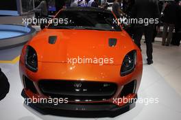 Jaguar F-type SVR 01-02.03.2016. Geneva International Motor Show, Geneva, Switzerland. www.xpbimages.com, EMail: requests@xpbimages.com - copy of publication required for printed pictures. Every used picture is fee-liable. © Copyright: Photo4 / XPB Images