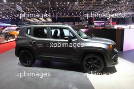 Jeep Renegade Dawn of Justice 01-02.03.2016. Geneva International Motor Show, Geneva, Switzerland. www.xpbimages.com, EMail: requests@xpbimages.com - copy of publication required for printed pictures. Every used picture is fee-liable. © Copyright: Photo4 / XPB Images