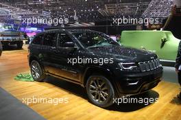 Jeep Grand Cherokee 75th edition 01-02.03.2016. Geneva International Motor Show, Geneva, Switzerland. www.xpbimages.com, EMail: requests@xpbimages.com - copy of publication required for printed pictures. Every used picture is fee-liable. © Copyright: Photo4 / XPB Images