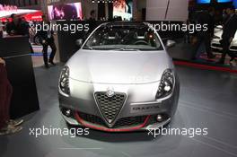 Alfa Romeo Giulietta Veloce 01-02.03.2016. Geneva International Motor Show, Geneva, Switzerland. www.xpbimages.com, EMail: requests@xpbimages.com - copy of publication required for printed pictures. Every used picture is fee-liable. © Copyright: Photo4 / XPB Images