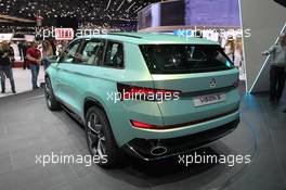 Skoda Vision-S concpet 01-02.03.2016. Geneva International Motor Show, Geneva, Switzerland. www.xpbimages.com, EMail: requests@xpbimages.com - copy of publication required for printed pictures. Every used picture is fee-liable. © Copyright: Photo4 / XPB Images