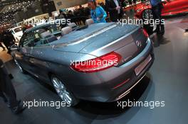 Mercedes C Class Cabrio 01-02.03.2016. Geneva International Motor Show, Geneva, Switzerland. www.xpbimages.com, EMail: requests@xpbimages.com - copy of publication required for printed pictures. Every used picture is fee-liable. © Copyright: Photo4 / XPB Images