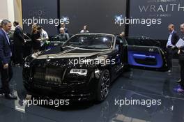 Rolls Royce Dawn Blackbadge 01-02.03.2016. Geneva International Motor Show, Geneva, Switzerland. www.xpbimages.com, EMail: requests@xpbimages.com - copy of publication required for printed pictures. Every used picture is fee-liable. © Copyright: Photo4 / XPB Images