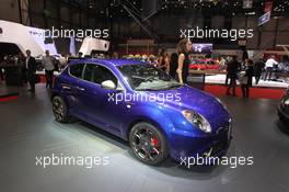 Alfa Romeo Mito 01-02.03.2016. Geneva International Motor Show, Geneva, Switzerland. www.xpbimages.com, EMail: requests@xpbimages.com - copy of publication required for printed pictures. Every used picture is fee-liable. © Copyright: Photo4 / XPB Images