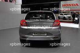 Suzuki Baleno 01-02.03.2016. Geneva International Motor Show, Geneva, Switzerland. www.xpbimages.com, EMail: requests@xpbimages.com - copy of publication required for printed pictures. Every used picture is fee-liable. © Copyright: Photo4 / XPB Images