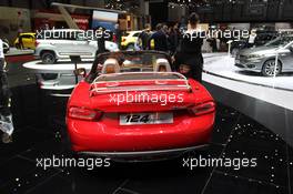 Fiat 124 Spider 01-02.03.2016. Geneva International Motor Show, Geneva, Switzerland. www.xpbimages.com, EMail: requests@xpbimages.com - copy of publication required for printed pictures. Every used picture is fee-liable. © Copyright: Photo4 / XPB Images