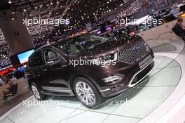 Ford Edge Vignale 01-02.03.2016. Geneva International Motor Show, Geneva, Switzerland. www.xpbimages.com, EMail: requests@xpbimages.com - copy of publication required for printed pictures. Every used picture is fee-liable. © Copyright: Photo4 / XPB Images