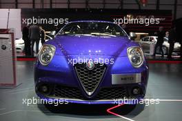 Alfa Romeo MiTo 01-02.03.2016. Geneva International Motor Show, Geneva, Switzerland. www.xpbimages.com, EMail: requests@xpbimages.com - copy of publication required for printed pictures. Every used picture is fee-liable. © Copyright: Photo4 / XPB Images