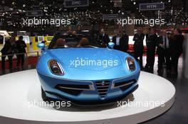 Superleggera Touring Disco Volante Cabrio 01-02.03.2016. Geneva International Motor Show, Geneva, Switzerland. www.xpbimages.com, EMail: requests@xpbimages.com - copy of publication required for printed pictures. Every used picture is fee-liable. © Copyright: Photo4 / XPB Images