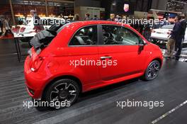 Fiat 500S C 01-02.03.2016. Geneva International Motor Show, Geneva, Switzerland. www.xpbimages.com, EMail: requests@xpbimages.com - copy of publication required for printed pictures. Every used picture is fee-liable. © Copyright: Photo4 / XPB Images