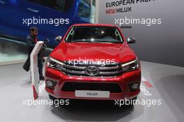 Toyota Hilux 01-02.03.2016. Geneva International Motor Show, Geneva, Switzerland. www.xpbimages.com, EMail: requests@xpbimages.com - copy of publication required for printed pictures. Every used picture is fee-liable. © Copyright: Photo4 / XPB Images
