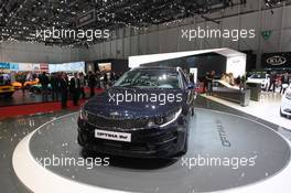 Kia Optima Sw 01-02.03.2016. Geneva International Motor Show, Geneva, Switzerland. www.xpbimages.com, EMail: requests@xpbimages.com - copy of publication required for printed pictures. Every used picture is fee-liable. © Copyright: Photo4 / XPB Images