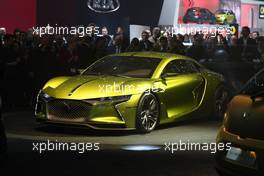 DS E-Tense 01-02.03.2016. Geneva International Motor Show, Geneva, Switzerland. www.xpbimages.com, EMail: requests@xpbimages.com - copy of publication required for printed pictures. Every used picture is fee-liable. © Copyright: Photo4 / XPB Images